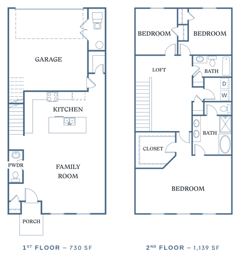 the floor plans for the apartments are presented in this image
